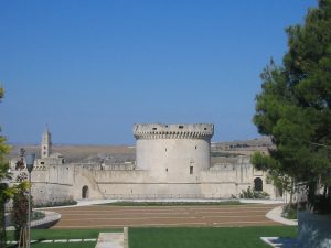 Il Castello Tramontano di Matera oggi