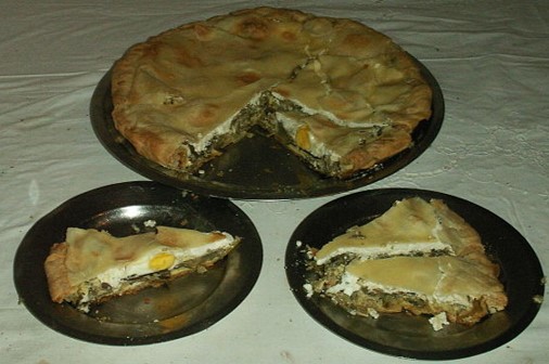 piatti tipici della Liguria torta pasqualina