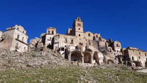 Craco città fantasma - vista dalla piazza del paese