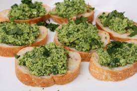 Crostini con Agliata verde monferrina