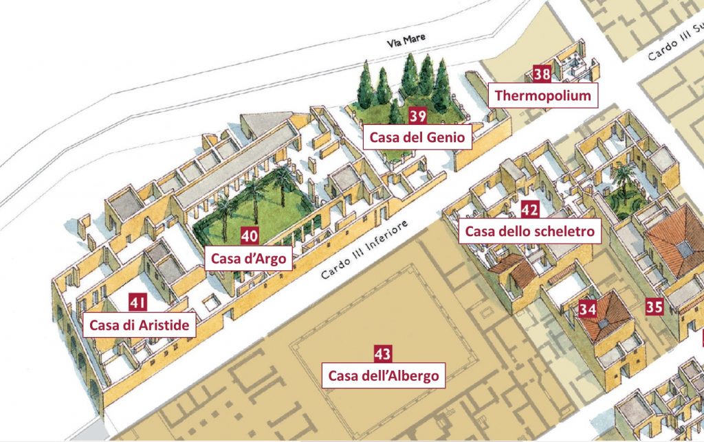 Itinerario Scavi di Ercolano - Cardo Terzo Inferiore